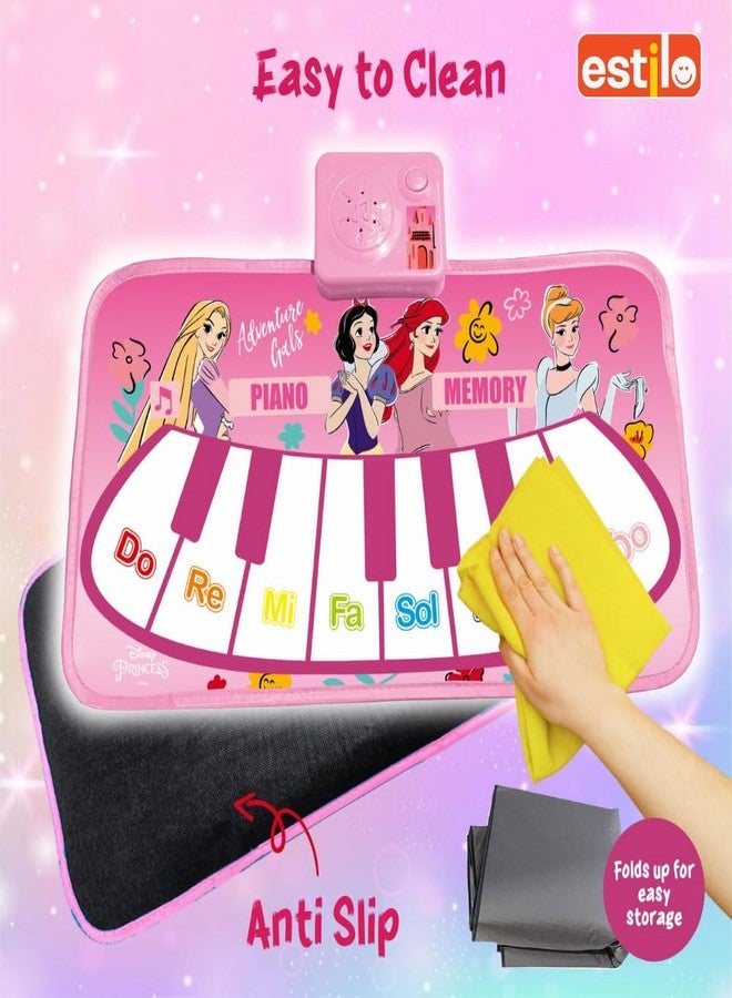 Estilo Floor Piano Mat for Kids & Toddlers | Baby Playing Mat with Music 11 Keys | Musical Toy Gift for Boys & Girls Age for 1-6 | Engaging Keyboard for Toddlers (Princess) - Image 3
